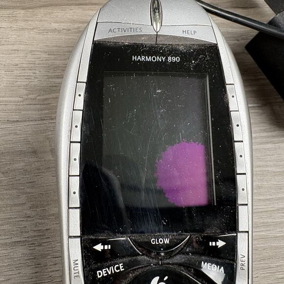 LOT of 4 Logitech Harmony 890 & 1- 880 LCD Universal Remote Control *Parts Only* - Picture 4 of 15